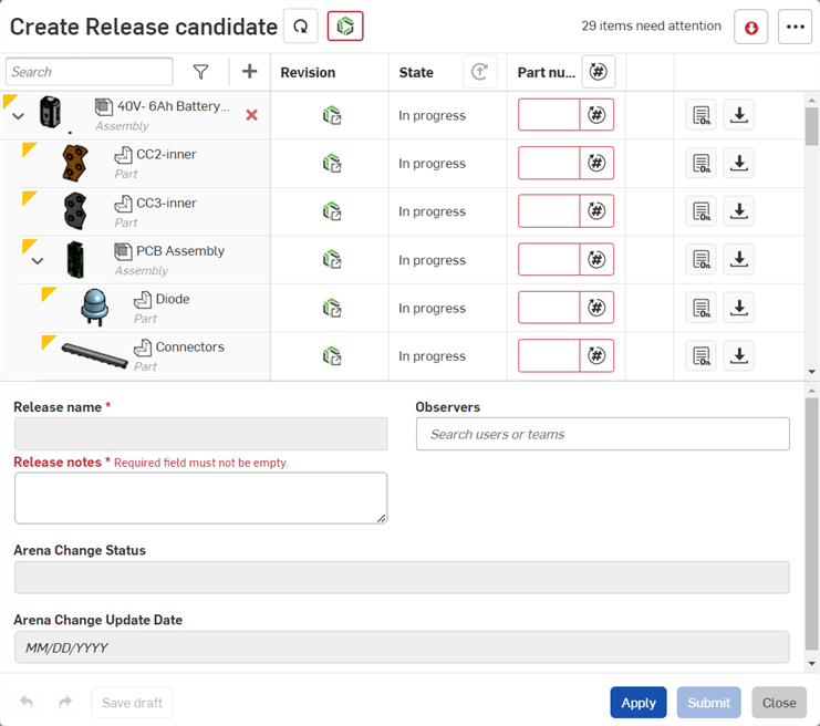 Creating a Release candidate