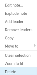 Delete highlighted in right-click menu