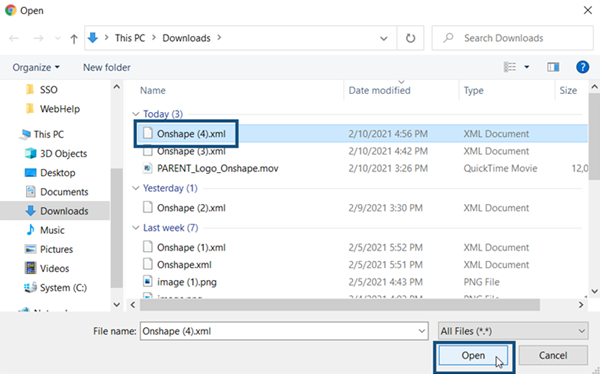 Configuring SSO in Onshape step 5