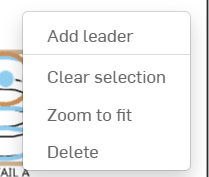 add leader context menu