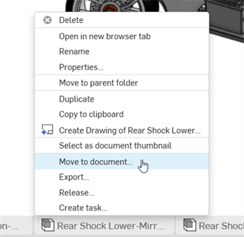 Move to document from tab context menu