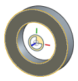 Circular edge or sketch circle inference icon