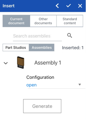 Example showing a configured Assembly