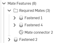 Mate Features list folder example