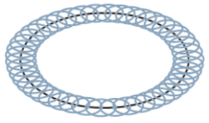 Example image of engrave curve pattern