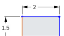 sketch dimensions and constraint color