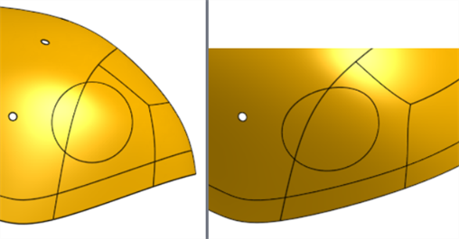 Flattening a curves surface for decal application