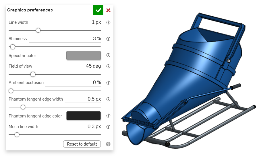 Graphics preferences: Ambient Occlusion example