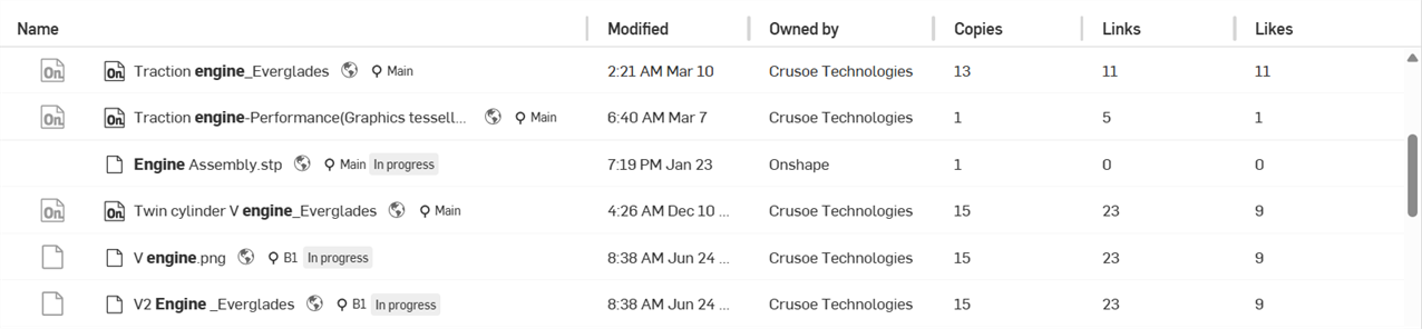 Public documents filter