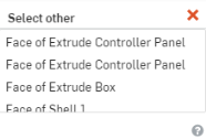 Select other from the context menu