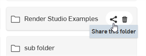 Share icon on Documents page