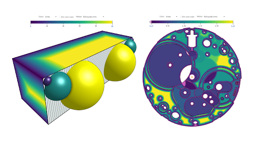 Example 2 of thickness analysis 