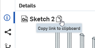 Example of copying a link to the clipboard