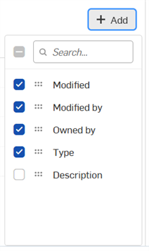 Add menu