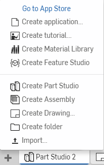 Step 1 for creating a drawing when importing from within a document