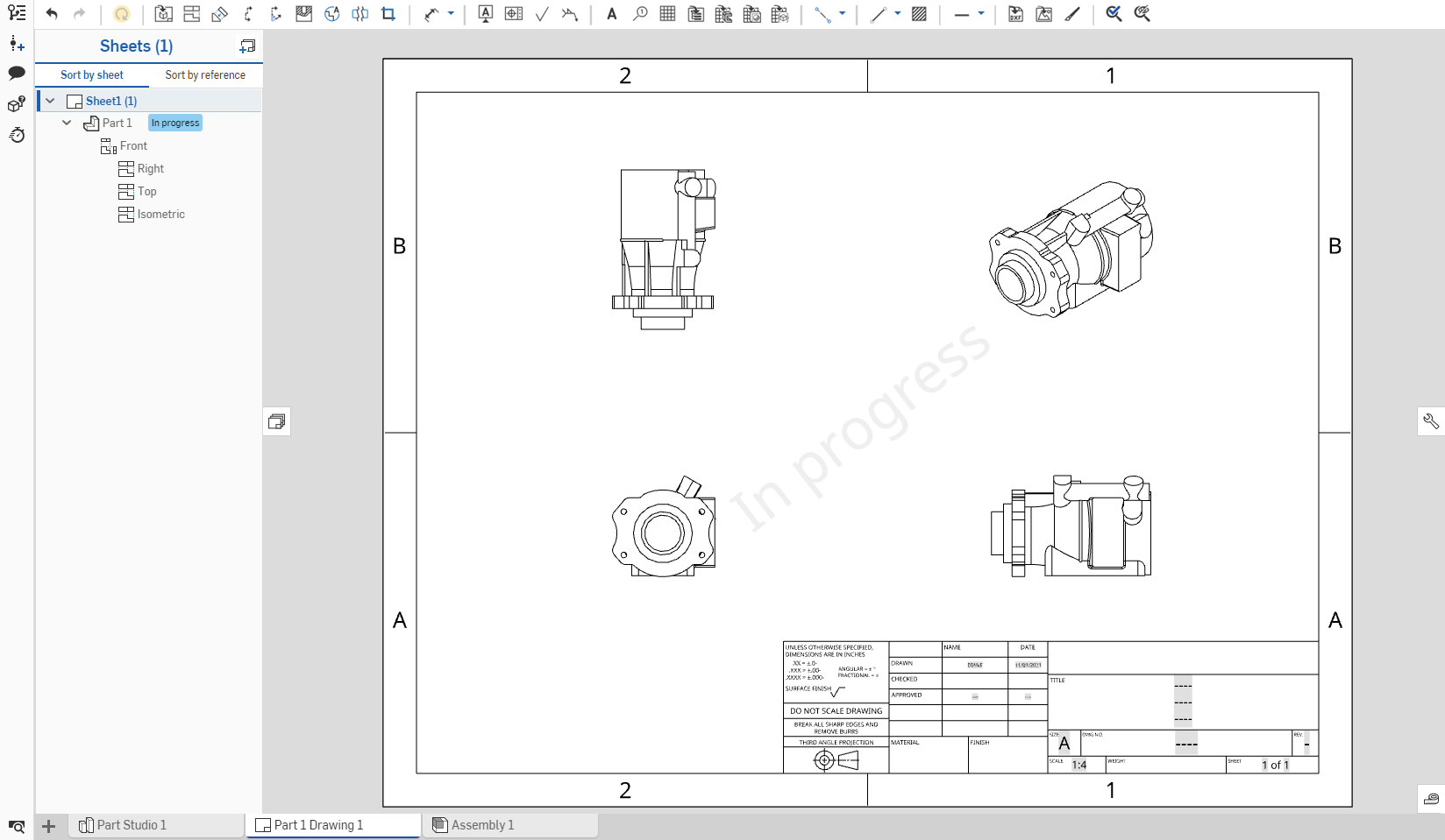 Flat Polygons tool folds to make four different sizes of measuring