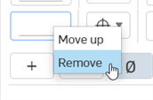 Frame context menu