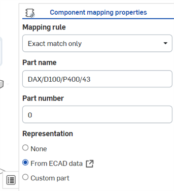 Component mapping properties