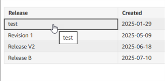 Accessing release candidate dashboard