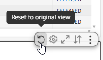 Reset to original view icon