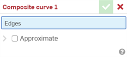 Composite Curve dialog