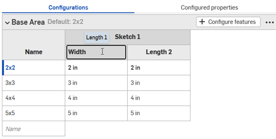 Renaming a configuration input parameter