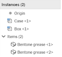 Configurations icon in the Instances list