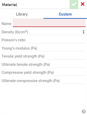 Assigning Custom material attributes to a part
