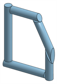 Butt corner type - rounded frame