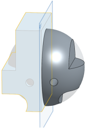 Example of Mirror: intersect after tool is applied