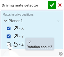 Driving mate selector