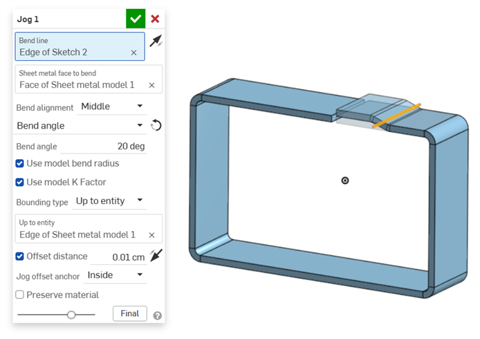 Overlap example