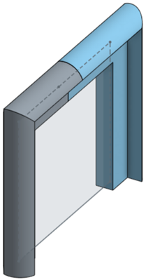 Example creating a new material that results in a new part