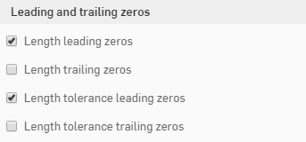 Leading and trailing zeros
