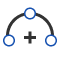 3 Point arc tool icon