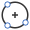 3-point circle icon