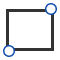 Corner rectangle icon