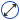 Diameter dimension icon