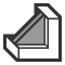 Rib feature tool icon