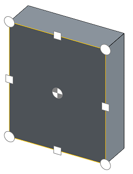 Example of visualizing mate connector points on a part face