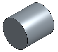 Example using the shell tool on a part