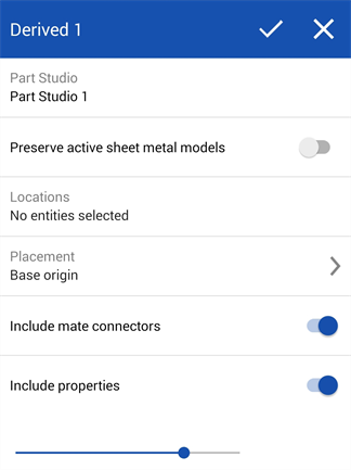 Derived dialog on Android