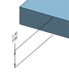 Extrude tolerance example