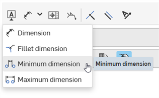 Annotation toolbar: Minimum dimension