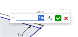 Opening the Dimension context dialog