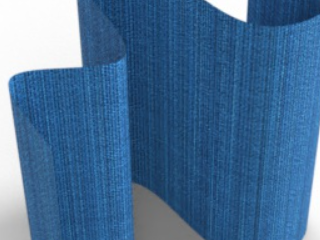 Example of dark blue denim fabric