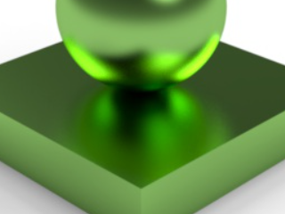 Example of emerald metal