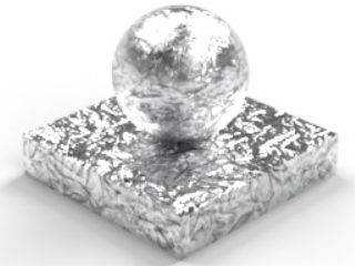 Example of Aluminum foil - heavy glossy wrinkles appearance