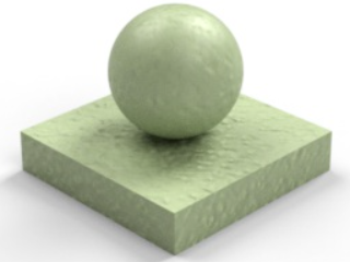 Olive textured paint example