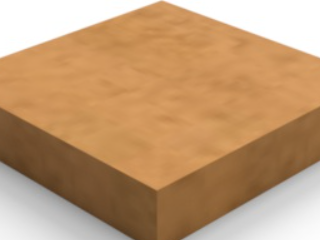 Worn cardboard example